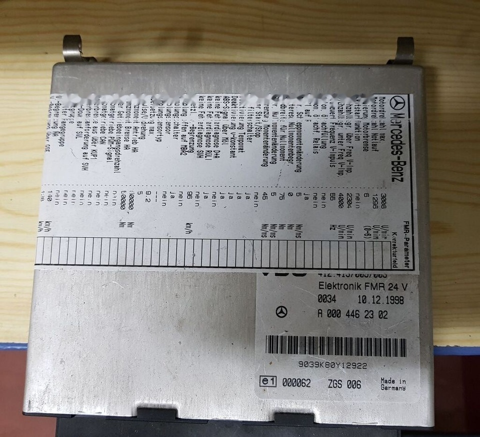 ECU for Truck Mercedes-Benz FR   Mercedes-Benz ACTROS truck: picture 12
