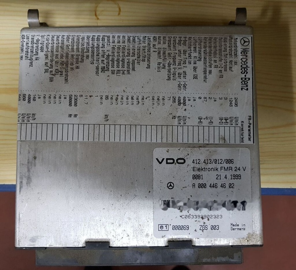 ECU for Truck Mercedes-Benz FR   Mercedes-Benz ACTROS truck: picture 18