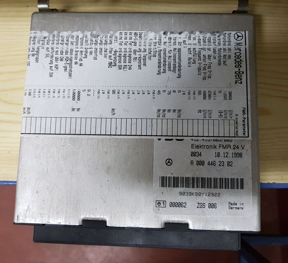 ECU for Truck Mercedes-Benz FR   Mercedes-Benz ACTROS truck: picture 6