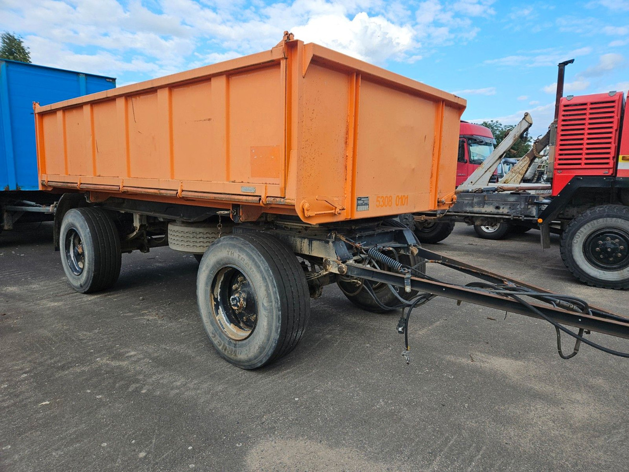Tebbe ZK 180 Dreiseitenkipper - Tipper trailer: picture 1 Tebbe ZK 180 Dreiseitenkipper - Tipper trailer: picture 1