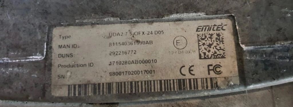 Moduł EMITEC Euro 6 Man TGX TGS 440KM 81154036134000 regeneracja 81154036134000 - Exhaust system for Truck: picture 2 Moduł EMITEC Euro 6 Man TGX TGS 440KM 81154036134000 regeneracja 81154036134000 - Exhaust system for Truck: picture 2