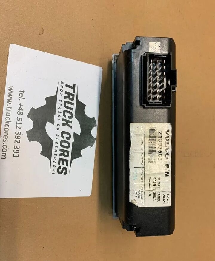 Scania Sterownik Klimatyzacji KT010 VOLVO P/N 21093503 Scania truck - Dashboard for Truck: picture 2 Scania Sterownik Klimatyzacji KT010 VOLVO P/N 21093503 Scania truck - Dashboard for Truck: picture 2