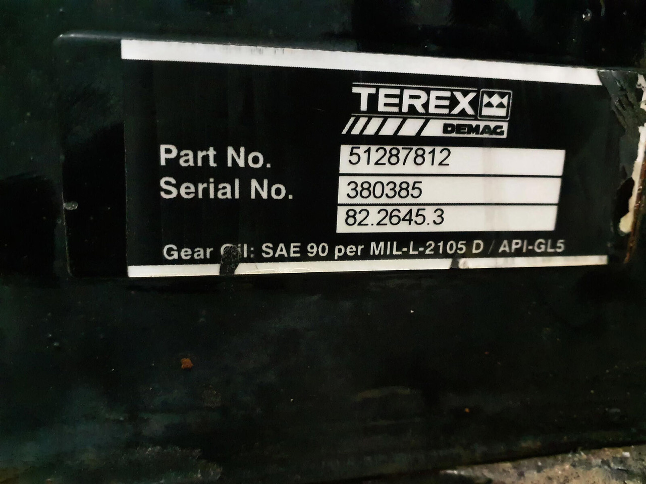 Terex AC 700 Axle 6 - Axle and parts for Mobile crane: picture 5 Terex AC 700 Axle 6 - Axle and parts for Mobile crane: picture 5