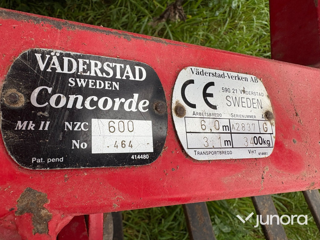 Seed drill Såmaskin Väderstad Concorde 600: picture 23