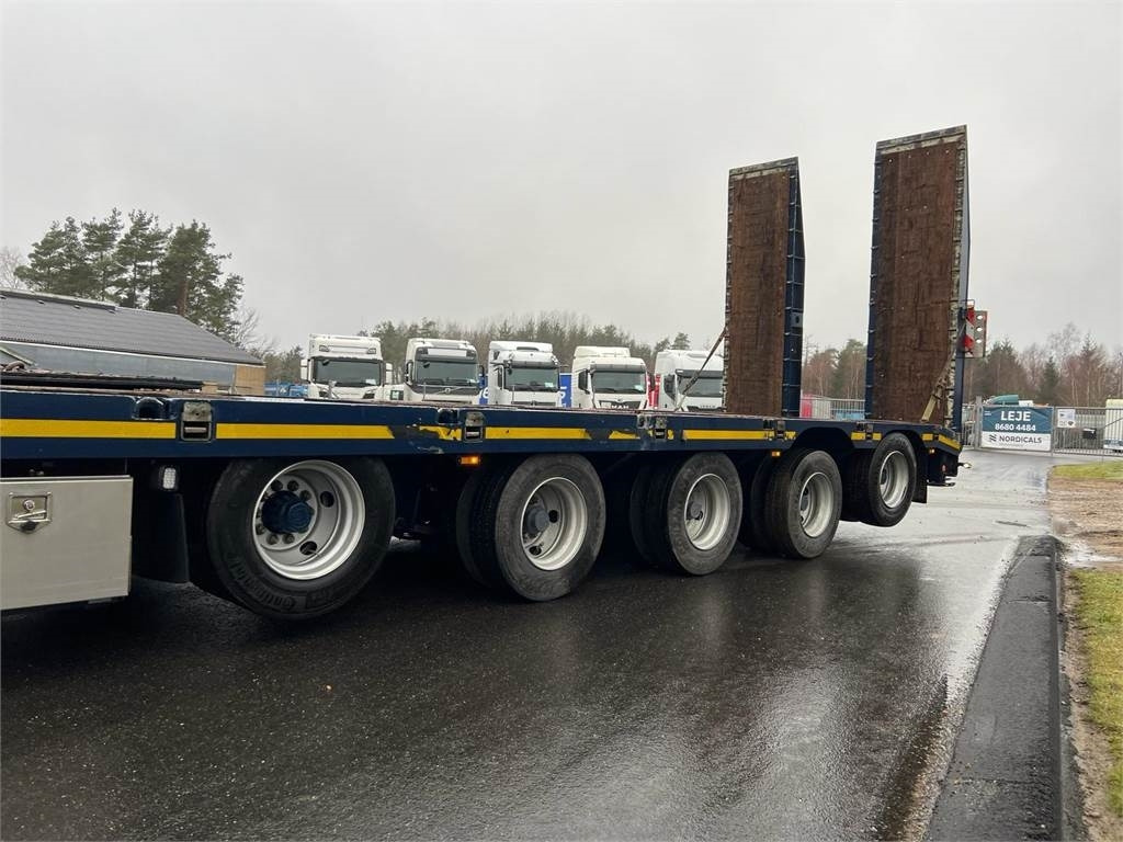 Low loader trailer HRD 7 akslet - 84 ton blokvogn med ramper: picture 16