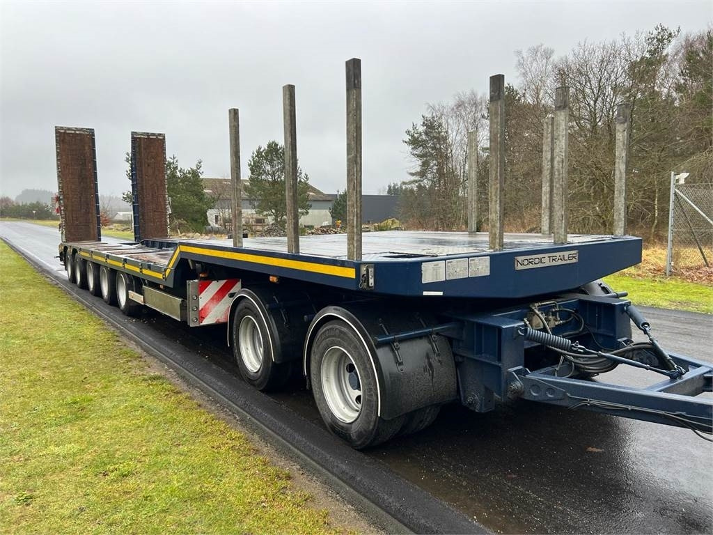 Low loader trailer HRD 7 akslet - 84 ton blokvogn med ramper: picture 18
