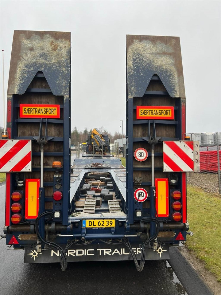 Low loader trailer HRD 7 akslet - 84 ton blokvogn med ramper: picture 7