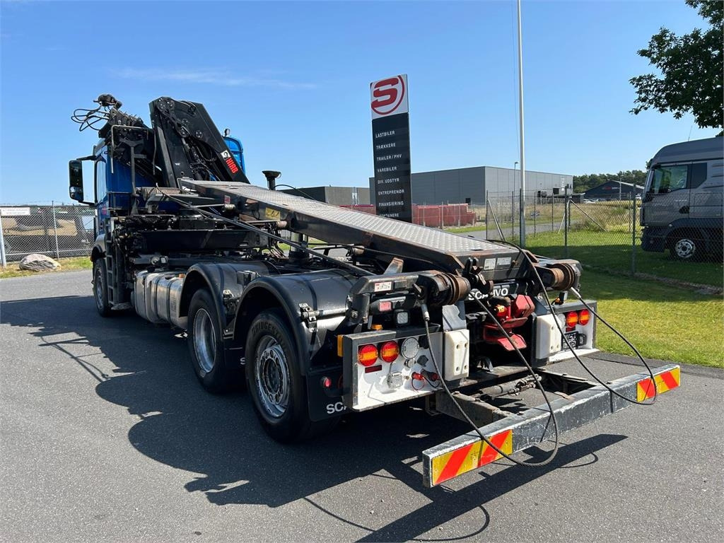 Skip loader truck Mercedes-Benz Antos 2546 - Hiab 192 E kran: picture 18