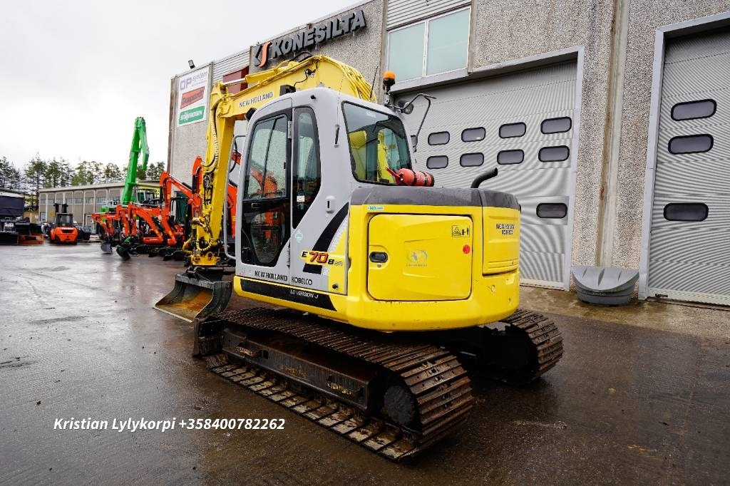 New Holland E70BSR ENGCON PIHDEILLÄ  - Mini excavator: picture 2 New Holland E70BSR ENGCON PIHDEILLÄ  - Mini excavator: picture 2