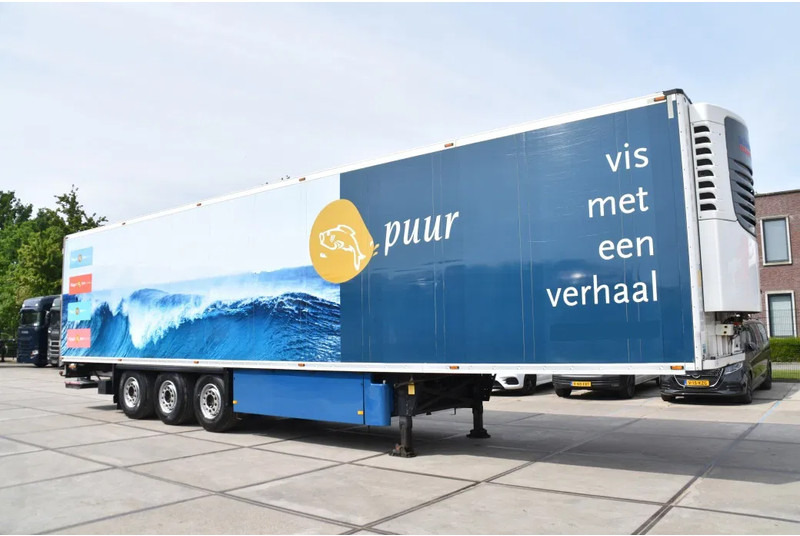 Schmitz Cargobull SCB*S3B + SCHMITZ COOLING - 2.50 x 2.70 m - ELEVATOR - LIFT AXLE - DISC BRAKES - EUROSCAN - TOP CONDITION - - Refrigerator semi-trailer: picture 1 Schmitz Cargobull SCB*S3B + SCHMITZ COOLING - 2.50 x 2.70 m - ELEVATOR - LIFT AXLE - DISC BRAKES - EUROSCAN - TOP CONDITION - - Refrigerator semi-trailer: picture 1