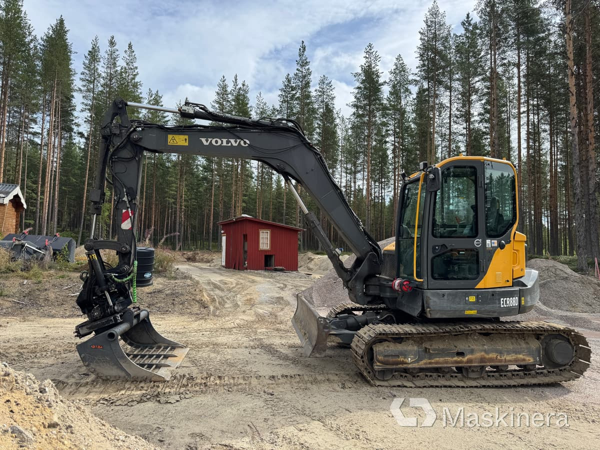 Grävmaskin Volvo ECR88D med tillbehör - Crawler excavator: picture 2 Grävmaskin Volvo ECR88D med tillbehör - Crawler excavator: picture 2