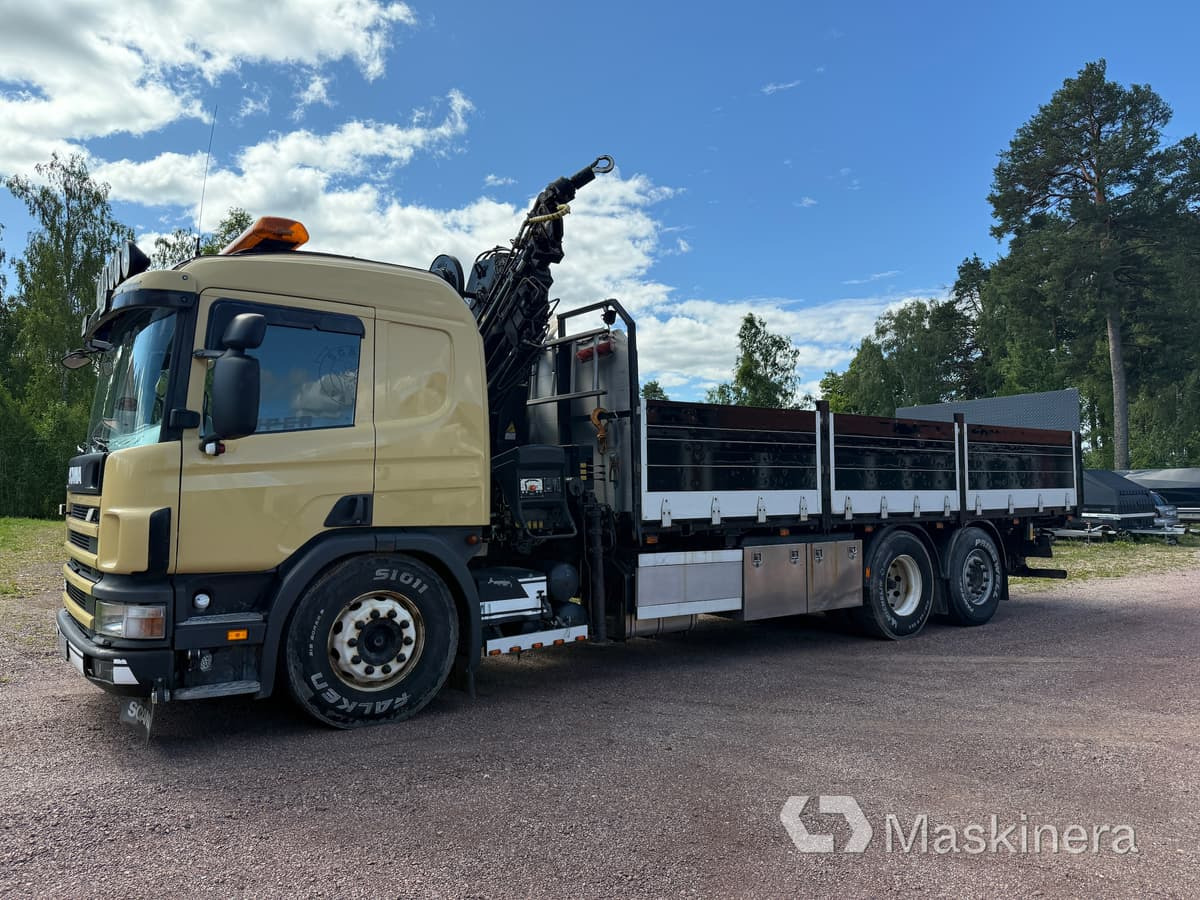 Kranbil Scania 114G - Crane truck, Dropside/ Flatbed truck: picture 1 Kranbil Scania 114G - Crane truck, Dropside/ Flatbed truck: picture 1