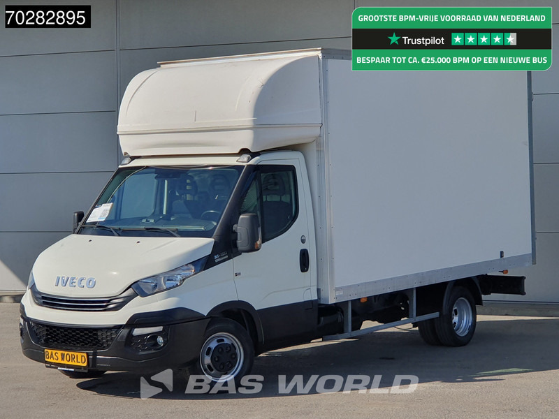 Iveco 35C16 Automaat Bakwagen Achterdeuren Airco Cruise Euro6 Meubelbak Koffer 20m3 Airco Cruise control - Box van: picture 1 Iveco 35C16 Automaat Bakwagen Achterdeuren Airco Cruise Euro6 Meubelbak Koffer 20m3 Airco Cruise control - Box van: picture 1