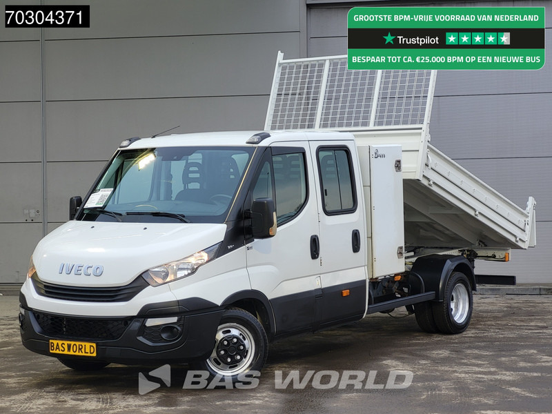 Iveco Daily 35C14 Dubbel Cabine Open Laadbak met Kist Dubbellucht 3,5t Trekhaak Airco Cruise Euro6 Pritsche Pickup Open Box Airco Trekhaak C - Flatbed van: picture 1 Iveco Daily 35C14 Dubbel Cabine Open Laadbak met Kist Dubbellucht 3,5t Trekhaak Airco Cruise Euro6 Pritsche Pickup Open Box Airco Trekhaak C - Flatbed van: picture 1