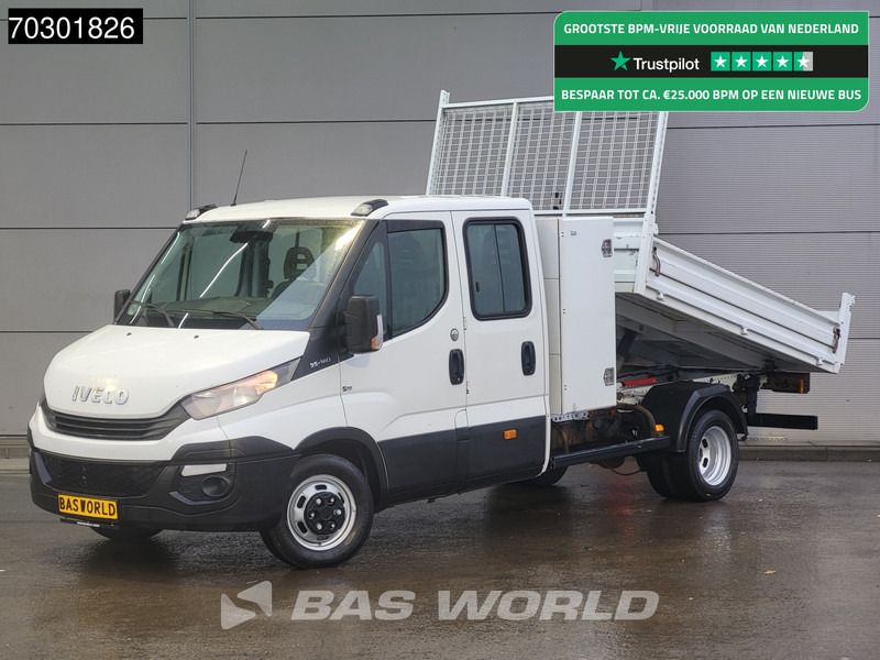 Iveco Daily 35C14 Kipper met Kist Dubbel Cabine Dubbellucht 3,5t Trekhaak Airco Cruise Euro6 Tipper Benne Kieper Airco Trekhaak Cruise contr - Tipper van: picture 1 Iveco Daily 35C14 Kipper met Kist Dubbel Cabine Dubbellucht 3,5t Trekhaak Airco Cruise Euro6 Tipper Benne Kieper Airco Trekhaak Cruise contr - Tipper van: picture 1