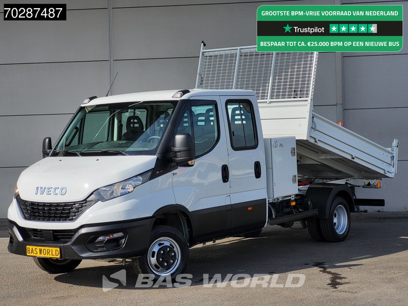 Iveco Daily 35C16 3.0L Kipper met Kist Dubbel Cabine 3,5t Trekhaak Navi Airco Cruise Camera Euro6 Kieper Tipper Benne 2m3 Airco Cruise contr - Tipper van: picture 1 Iveco Daily 35C16 3.0L Kipper met Kist Dubbel Cabine 3,5t Trekhaak Navi Airco Cruise Camera Euro6 Kieper Tipper Benne 2m3 Airco Cruise contr - Tipper van: picture 1