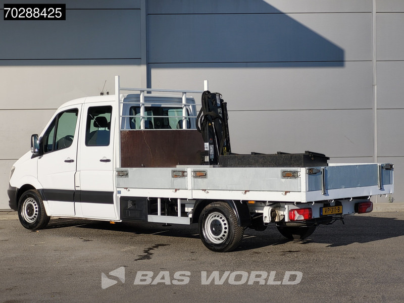 Flatbed van Mercedes-Benz Sprinter 310 CDI Kraanwagen Automaat HIAB 017T-2 Navi Airco Euro6 Kraan Crane Kranwagen Pickup Pritsche Airco: picture 5