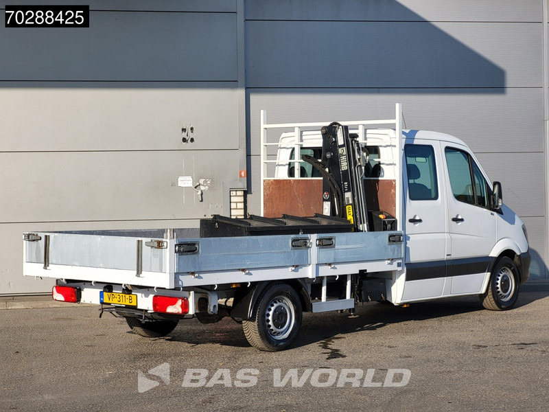 Flatbed van Mercedes-Benz Sprinter 310 CDI Kraanwagen Automaat HIAB 017T-2 Navi Airco Euro6 Kraan Crane Kranwagen Pickup Pritsche Airco: picture 8