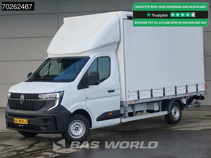Renault Master 170pk Schuifzeilen met Laadklep 2025 Model LED Carplay Airco Cruise Schuifzeil Zeilen Koffer Meubelbak 21m3 Airco Cruise control - Curtain side van: picture 1 Renault Master 170pk Schuifzeilen met Laadklep 2025 Model LED Carplay Airco Cruise Schuifzeil Zeilen Koffer Meubelbak 21m3 Airco Cruise control - Curtain side van: picture 1