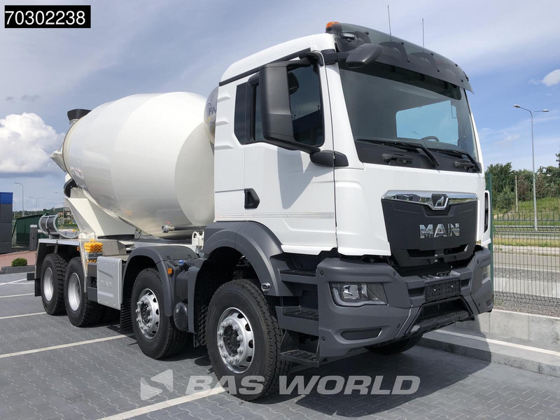 MAN TGS 41.400 8X4 10m3 FML mixer Steelsuspension Manual Airco EURO 2 - Concrete mixer truck: picture 3 MAN TGS 41.400 8X4 10m3 FML mixer Steelsuspension Manual Airco EURO 2 - Concrete mixer truck: picture 3