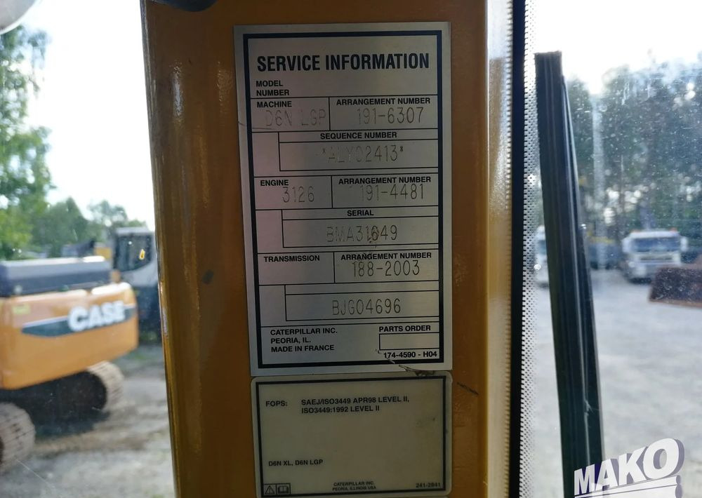 Bulldozer Caterpillar D6N LGP: picture 12