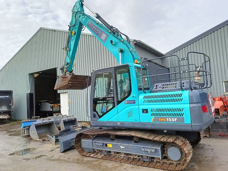 Sunward SWE 155 F + tilt rotator engcon oilquick - Crawler excavator: picture 2 Sunward SWE 155 F + tilt rotator engcon oilquick - Crawler excavator: picture 2