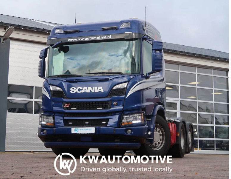 Scania P500 6x2/ FULL AIR/ HYDRAULIC/ LEATHER/ 2.950 WB/ DIFF LOCK/ SLIDE DISH - Tractor unit: picture 1 Scania P500 6x2/ FULL AIR/ HYDRAULIC/ LEATHER/ 2.950 WB/ DIFF LOCK/ SLIDE DISH - Tractor unit: picture 1