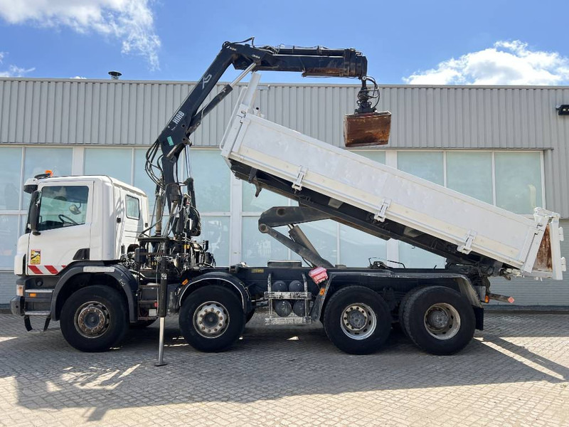 Scania P 400 8X4 KIPPER 2010 + HIAB Crane EURO 5 - Tipper, Crane truck: picture 2 Scania P 400 8X4 KIPPER 2010 + HIAB Crane EURO 5 - Tipper, Crane truck: picture 2