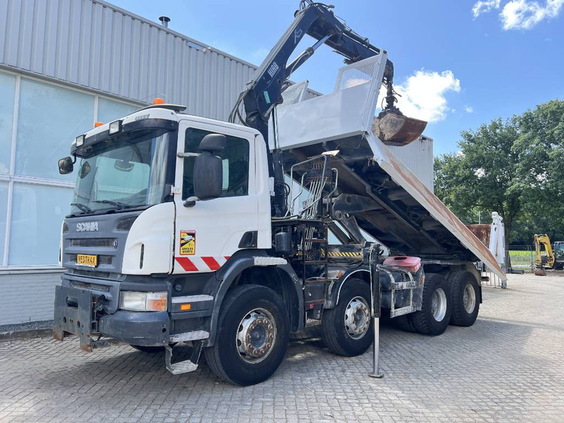 Scania P 400 8X4 KIPPER 2010 + HIAB Crane EURO 5 - Tipper, Crane truck: picture 1 Scania P 400 8X4 KIPPER 2010 + HIAB Crane EURO 5 - Tipper, Crane truck: picture 1