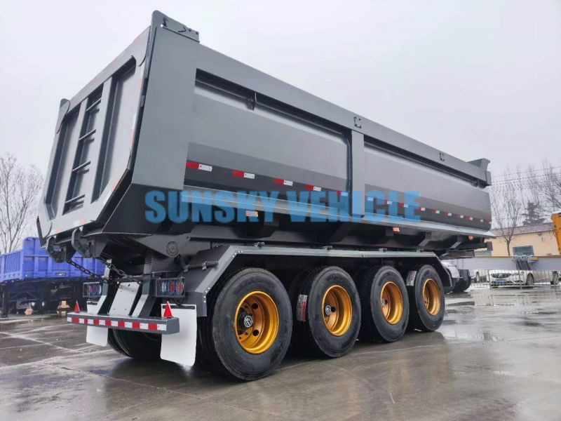 SUNSKY 4-Axle Dump Semi-trailer - Tipper semi-trailer: picture 5 SUNSKY 4-Axle Dump Semi-trailer - Tipper semi-trailer: picture 5