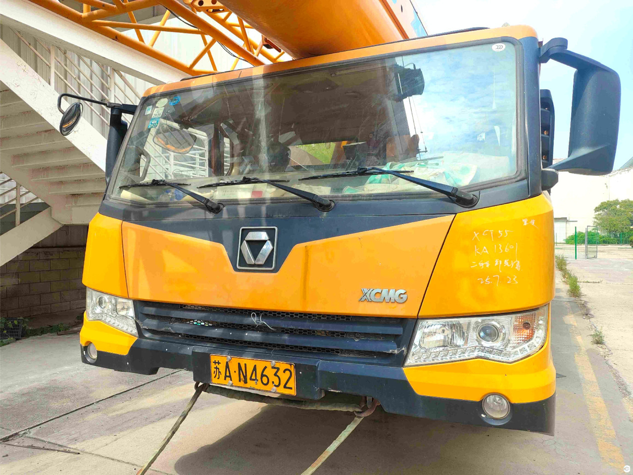 XCMG XCT55L5 55ton used 5-section truck crane price - Mobile crane: picture 3 XCMG XCT55L5 55ton used 5-section truck crane price - Mobile crane: picture 3