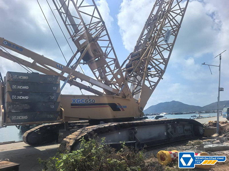 Crawler crane XCMG XGC500 500ton used hydraulic lift machine price: picture 8