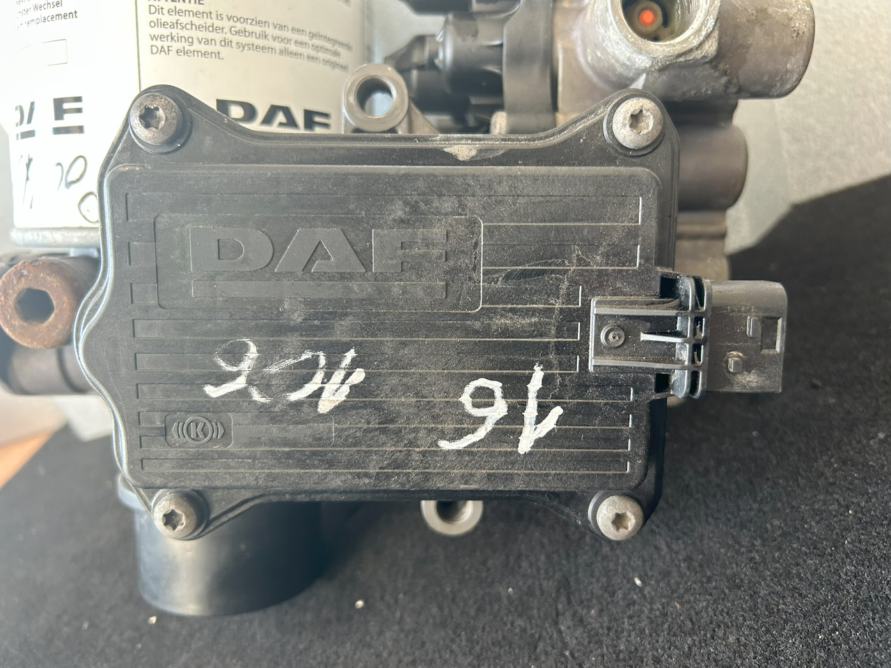 DAF XF 106 480 APU KIT ZEL2100 2027747 ( ELA1000 + AE6000) - Brake valve: picture 3 DAF XF 106 480 APU KIT ZEL2100 2027747 ( ELA1000 + AE6000) - Brake valve: picture 3