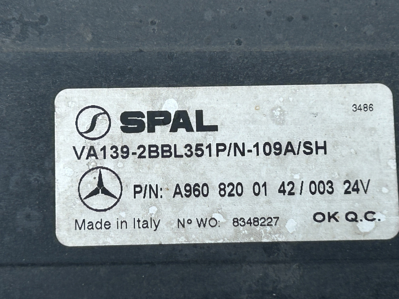 MERCEDES ACTROS MP4 Axial radiator fan - Fan for Truck: picture 2 MERCEDES ACTROS MP4 Axial radiator fan - Fan for Truck: picture 2