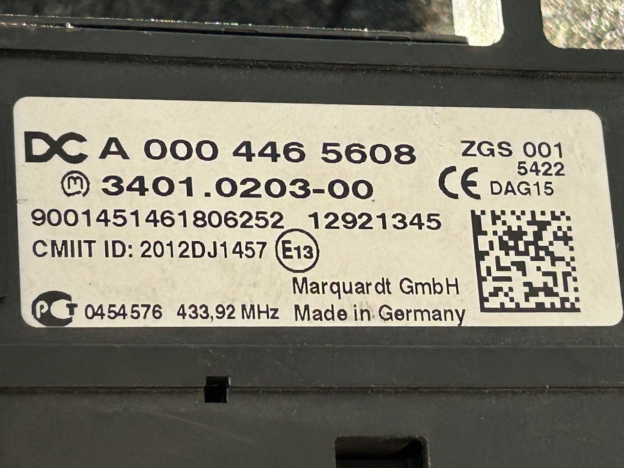 MERCEDES-BENZ ACTROS MP4 START/STOP IGNITION SWITCH - Dashboard for Truck: picture 5 MERCEDES-BENZ ACTROS MP4 START/STOP IGNITION SWITCH - Dashboard for Truck: picture 5