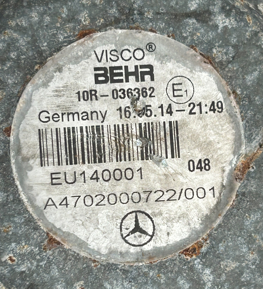 MERCEDES-BENZ VISCOT CLUTCH + FAN ACTROS MP4 - Fan: picture 4 MERCEDES-BENZ VISCOT CLUTCH + FAN ACTROS MP4 - Fan: picture 4