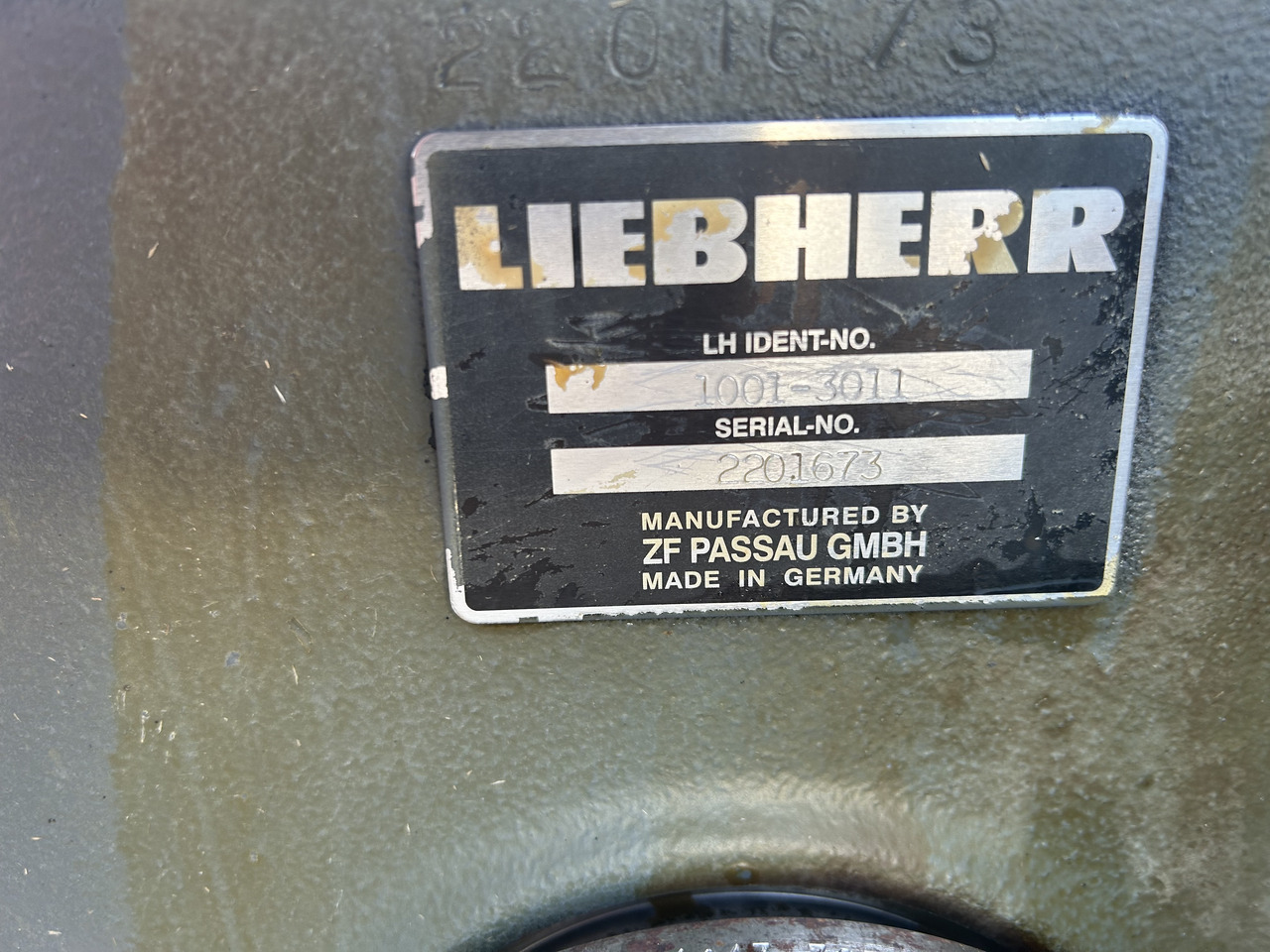 LIEBHERR A314 - Gearbox for Excavator: picture 4 LIEBHERR A314 - Gearbox for Excavator: picture 4