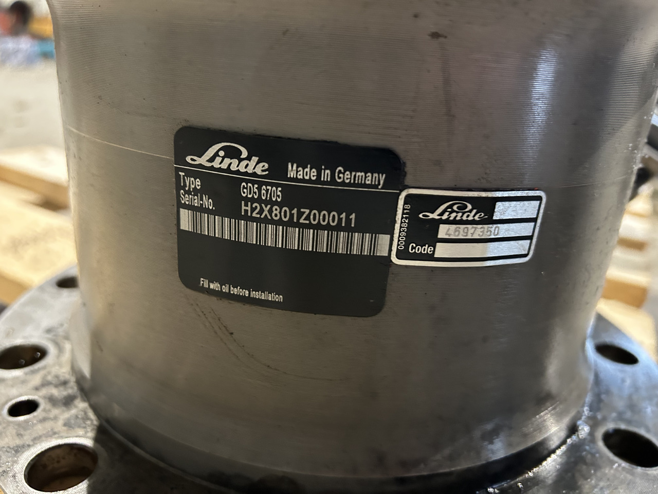 LINDE GD5 - Swing motor for Excavator: picture 1 LINDE GD5 - Swing motor for Excavator: picture 1