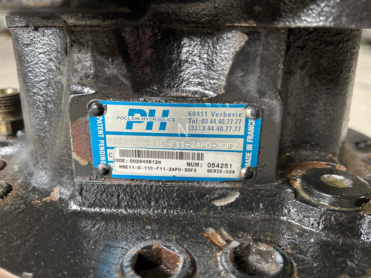 POCLAIN HYDRAULICS MSE11 - Swing motor for Excavator: picture 4 POCLAIN HYDRAULICS MSE11 - Swing motor for Excavator: picture 4