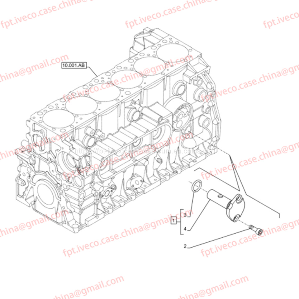 FPT IVECO CASE Cursor9 Euro 6 F2CFE612 A/B/D F2CFE614A*B041/F2CGE614F*V004 5802431166 Oil pressure regulating valve504191876 - Valve: picture 2 FPT IVECO CASE Cursor9 Euro 6 F2CFE612 A/B/D F2CFE614A*B041/F2CGE614F*V004 5802431166 Oil pressure regulating valve504191876 - Valve: picture 2