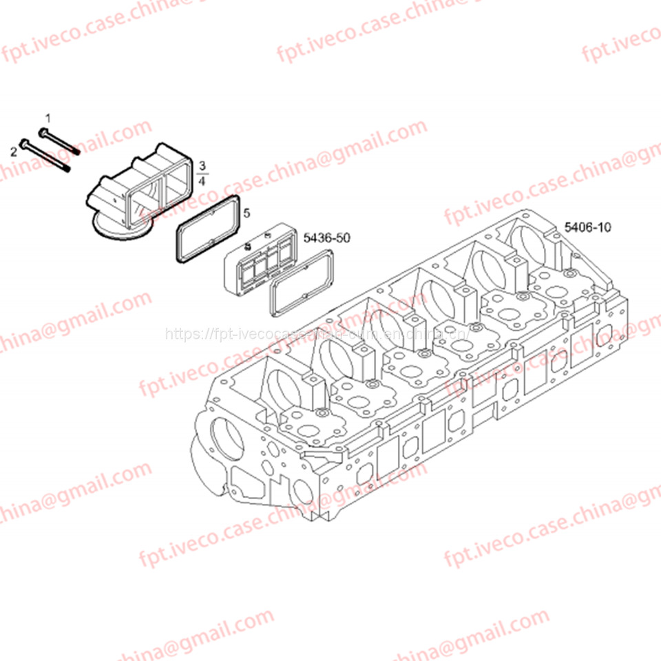 FPT IVECO CASE Cursor9Bus F2CFE612D*J231/F2CFE612A*J098 5802748674 FLAT GASKET ENGINE 504154202 - Engine gasket for Bus: picture 4 FPT IVECO CASE Cursor9Bus F2CFE612D*J231/F2CFE612A*J098 5802748674 FLAT GASKET ENGINE 504154202 - Engine gasket for Bus: picture 4
