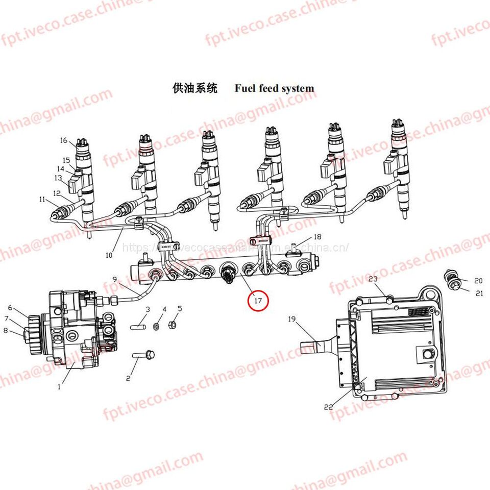 MAN D0836 Rail 10311-6063 - Fuel system: picture 1 MAN D0836 Rail 10311-6063 - Fuel system: picture 1
