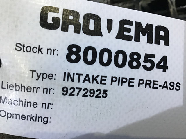 Liebherr Intakepipe - Air intake pipe: picture 5 Liebherr Intakepipe - Air intake pipe: picture 5