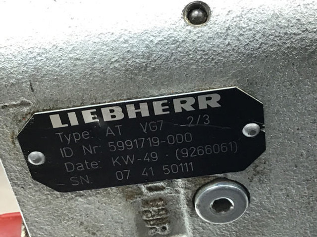 Pedal Liebherr Pilot Control Unit: picture 14