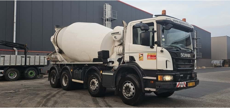 Scania P410 Mixer 9m3 LIEBHERR - Concrete mixer truck: picture 3 Scania P410 Mixer 9m3 LIEBHERR - Concrete mixer truck: picture 3
