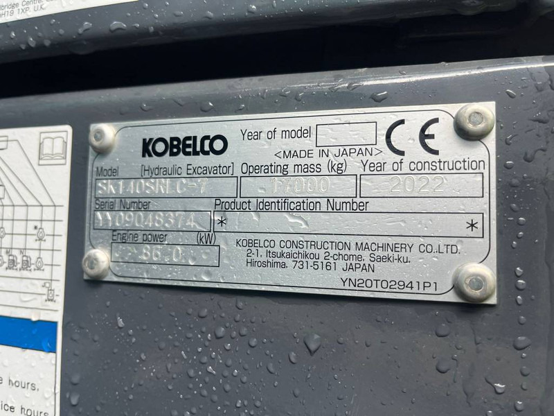 Kobelco SK 140 SR LC - 7 - Crawler excavator: picture 5 Kobelco SK 140 SR LC - 7 - Crawler excavator: picture 5