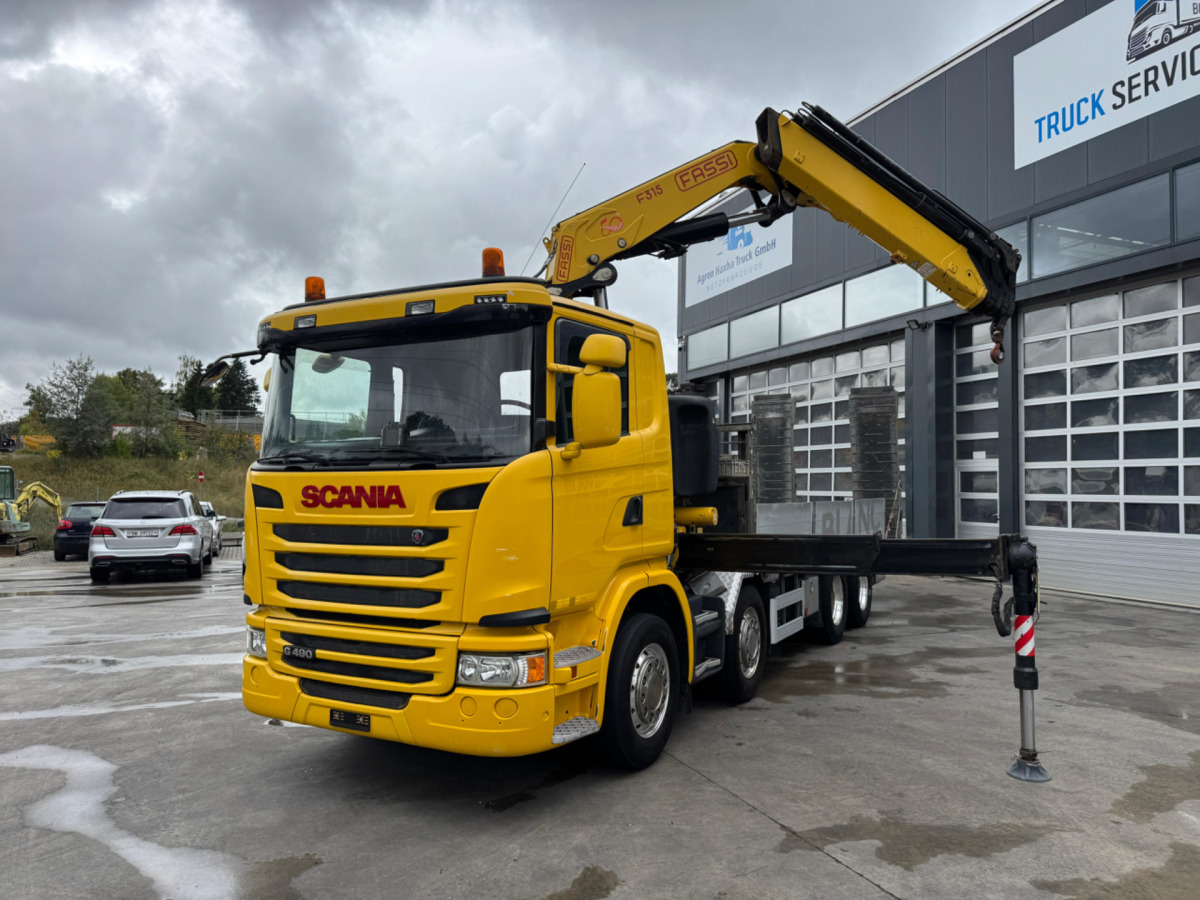 SCANIA G490 8x4 Fassi 315-5 Taxi - Crane truck: picture 1 SCANIA G490 8x4 Fassi 315-5 Taxi - Crane truck: picture 1
