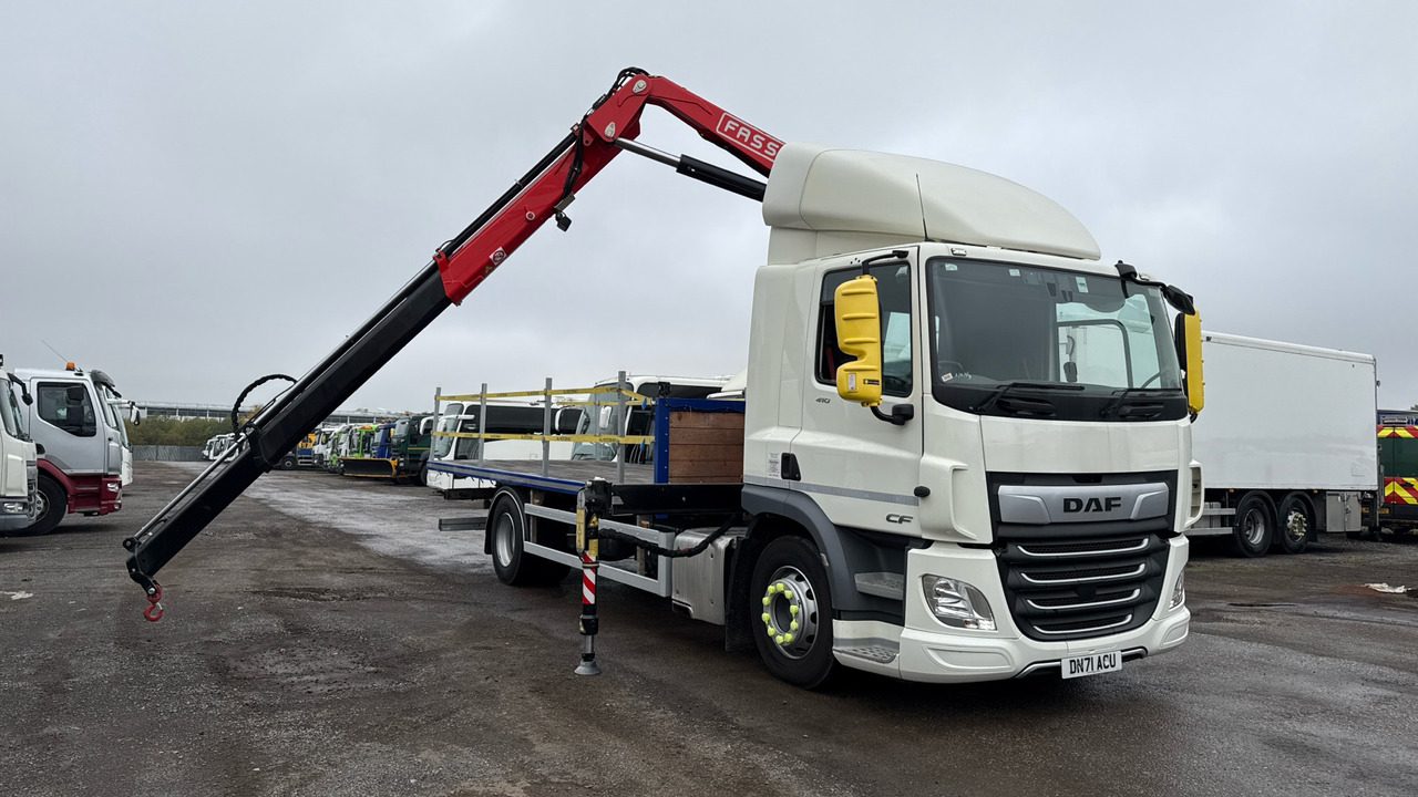 DAF CF 410 - Dropside/ Flatbed truck, Crane truck: picture 1 DAF CF 410 - Dropside/ Flatbed truck, Crane truck: picture 1