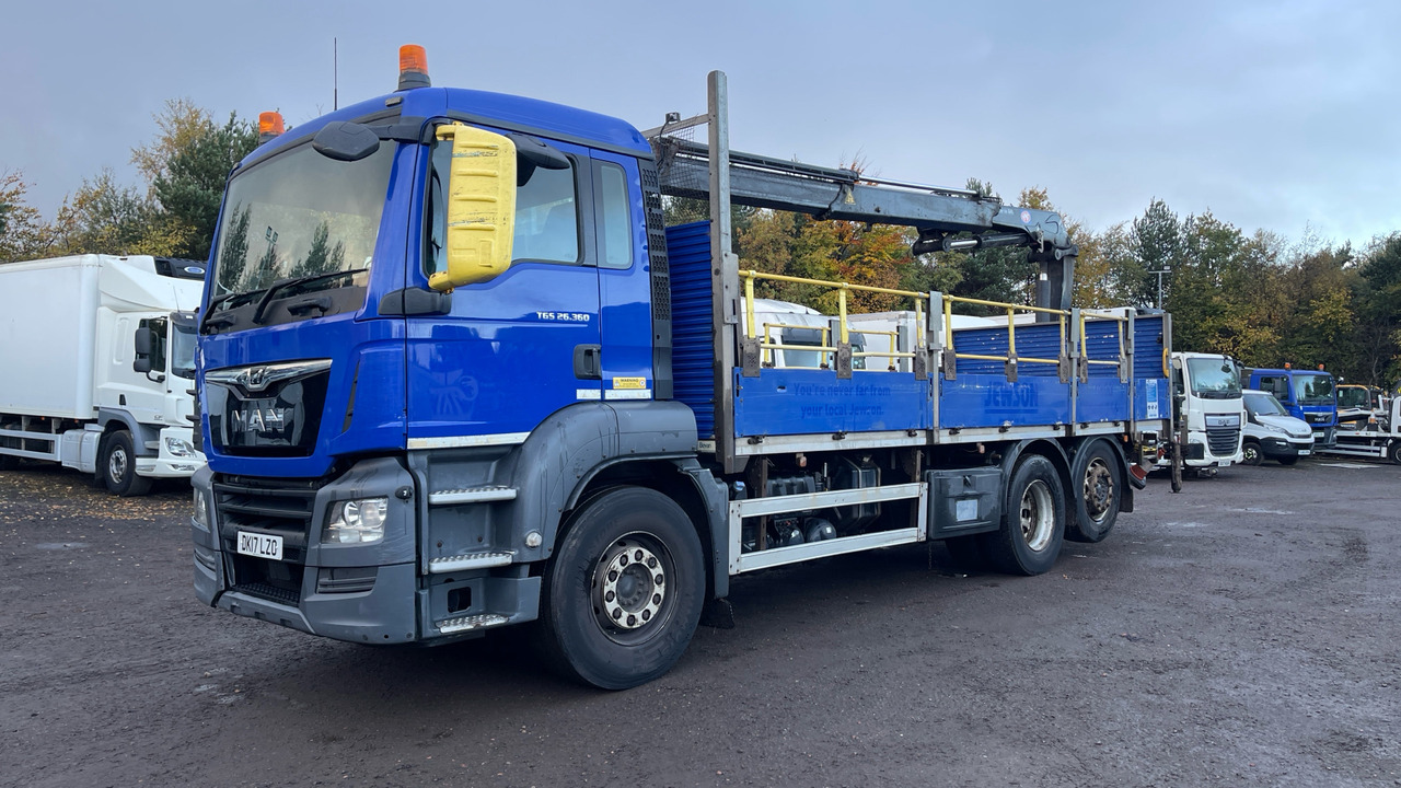 Man TGS 26.360 - Dropside/ Flatbed truck, Crane truck: picture 2 Man TGS 26.360 - Dropside/ Flatbed truck, Crane truck: picture 2