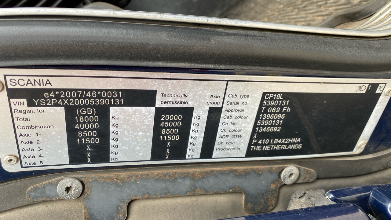 Autotransporter truck SCANIA P 410: picture 11